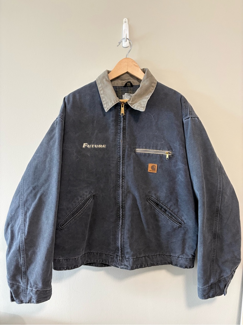 Vintage Carhartt Blanket-Lined Detroit Jacket J97 PTL Size XL